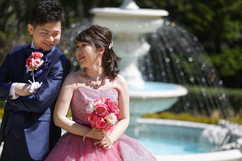 ガーデンの噴水