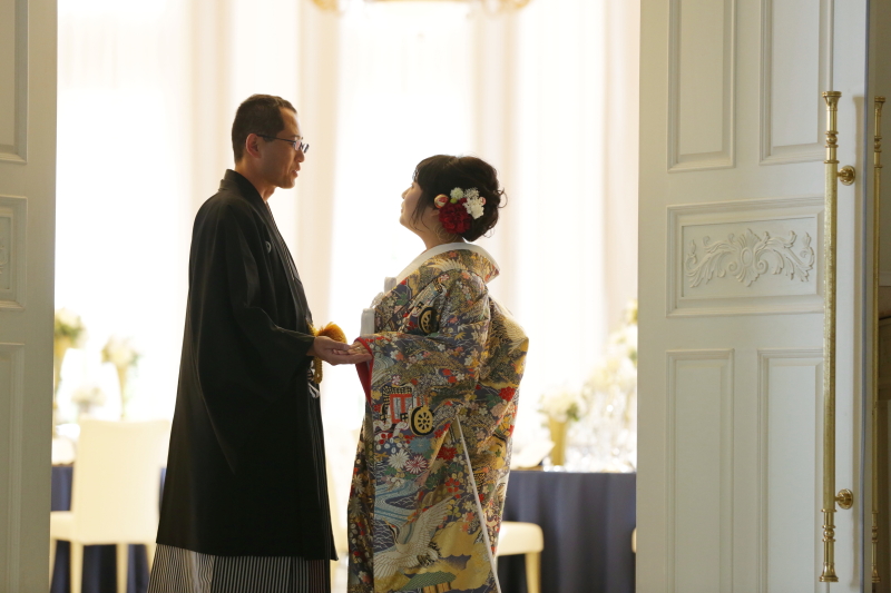 明るい披露宴会場