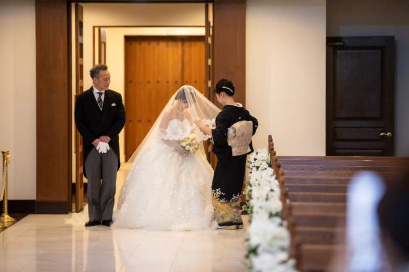 新婦様入場