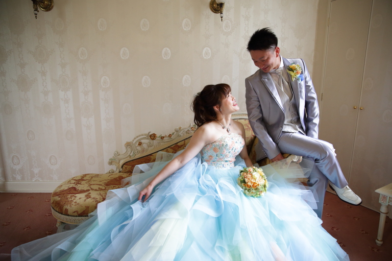 カラードレスへチェンジ