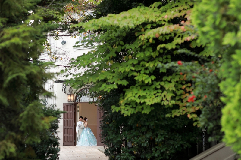 緑のトンネルを抜けると