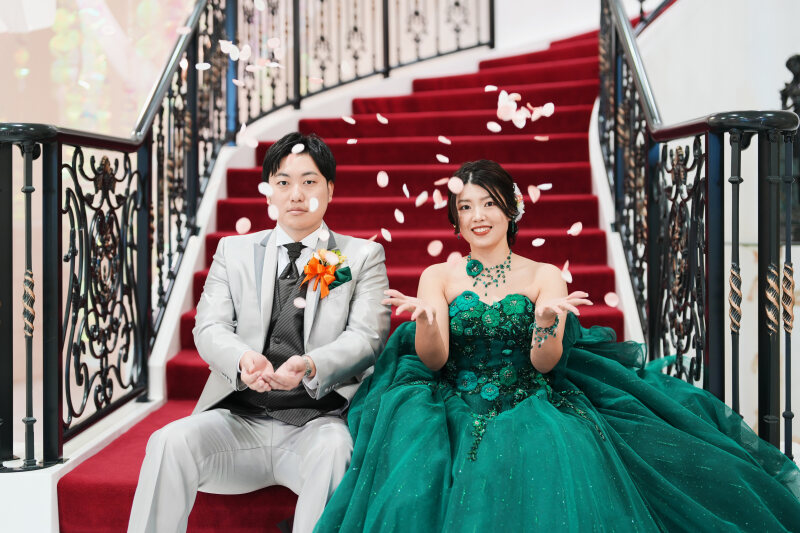 カラードレスへお色直し