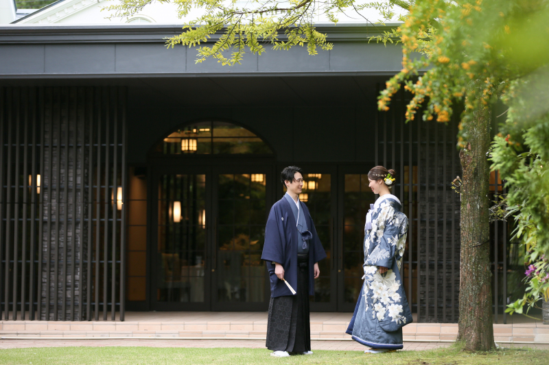 和装の撮影からスタート