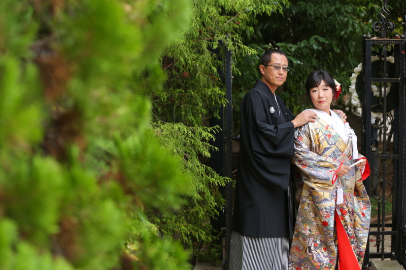 たくさんの緑の中で