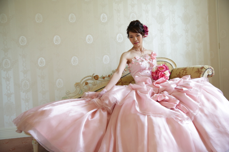 カラードレスへチェンジ