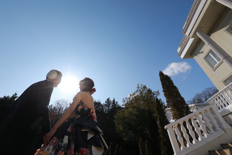 突き抜ける青空