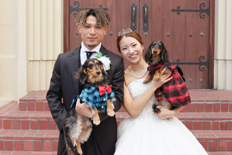 ペットと一緒に