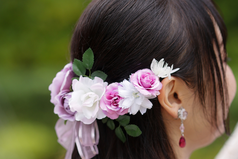 ヘアメイクもばっちり