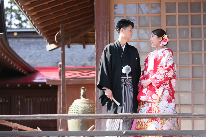 拝殿に上がって