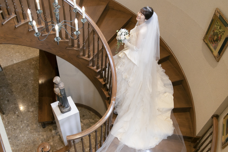 クラシカルな螺旋階段