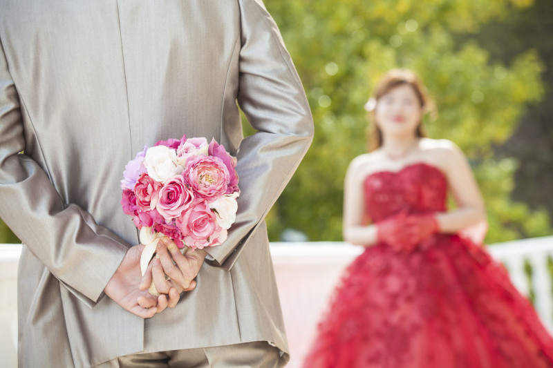 見つめ合うふたり