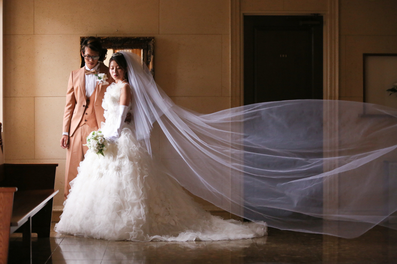 教会ロビーにて