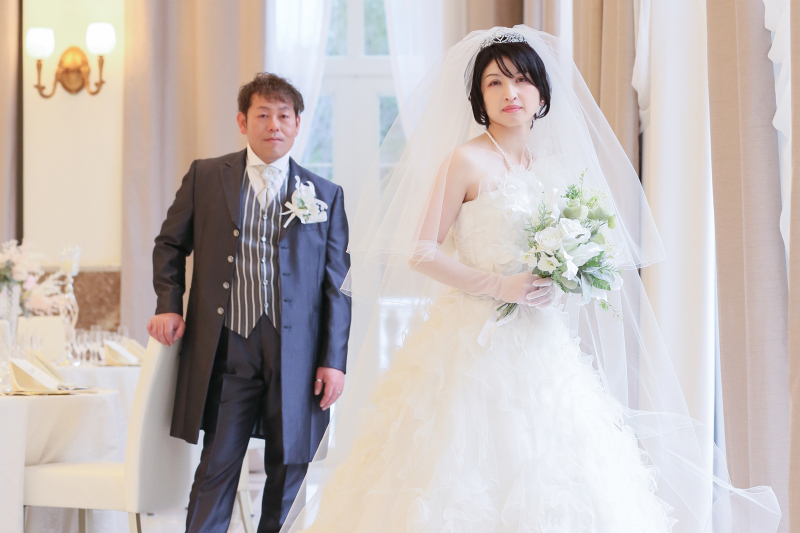 披露宴会場へ移動