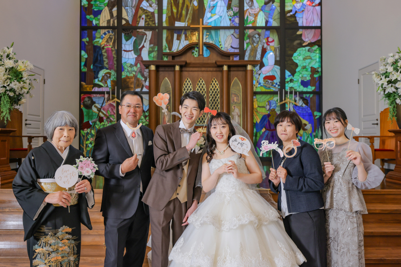 家族も嬉しい晴れ姿