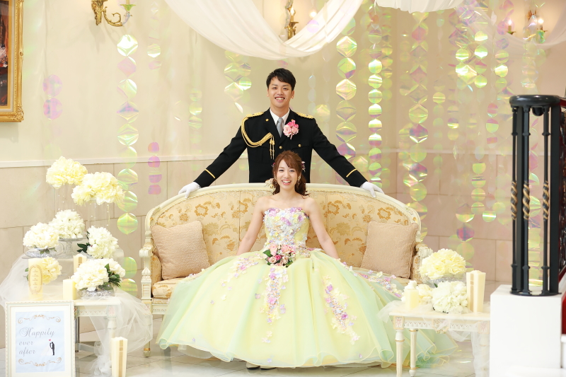 ロビーにはキラッキラのフォトブース