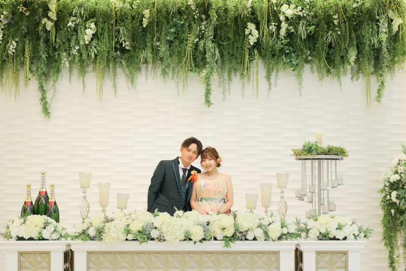 会場メインテーブル