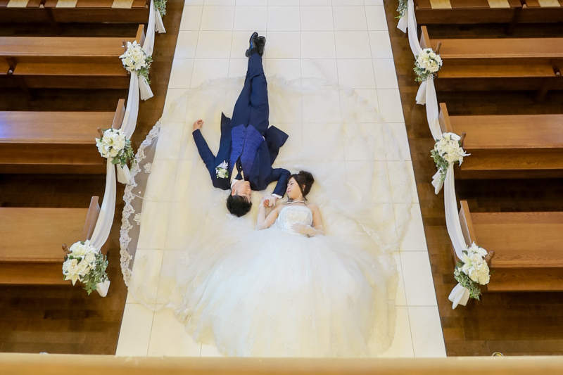 バージンロードで