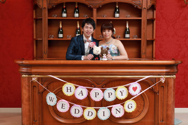 バーカウンターにて