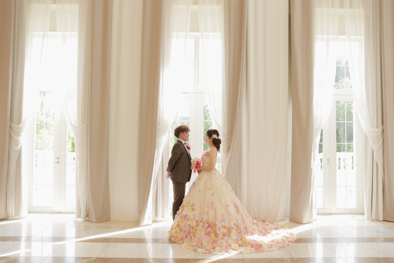 明るい披露宴会場