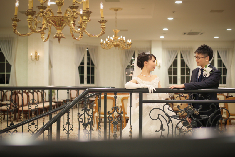 豪華ロビーにて