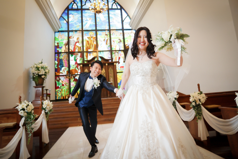 教会の撮影から