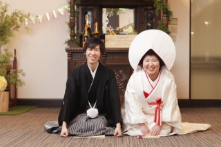 洋装和装2着でのロケーション　〈色ドレス＆白無垢ロケ〉 