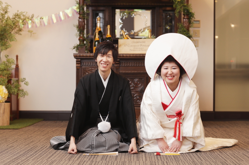 洋装和装2着でのロケーション 〈色ドレス&白無垢ロケ〉