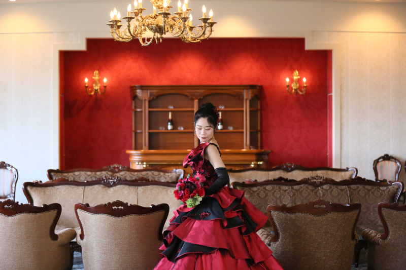 カラードレスへチェンジ