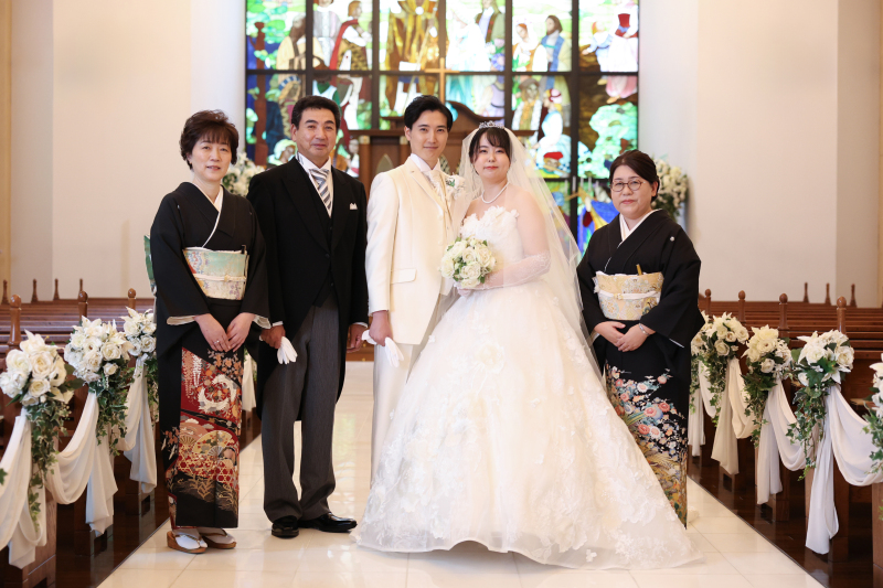 親御様と一緒に