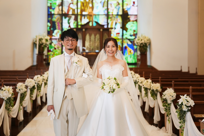 ステンドグラスの教会