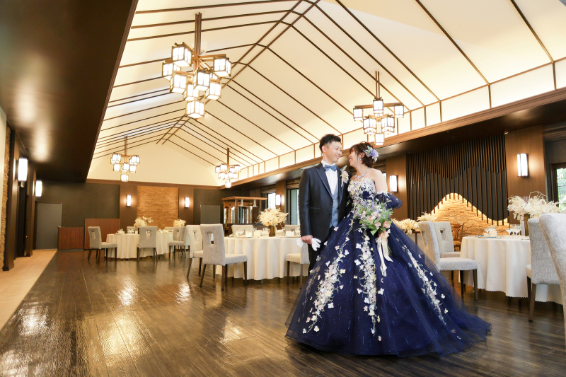 ラストは披露宴会場で