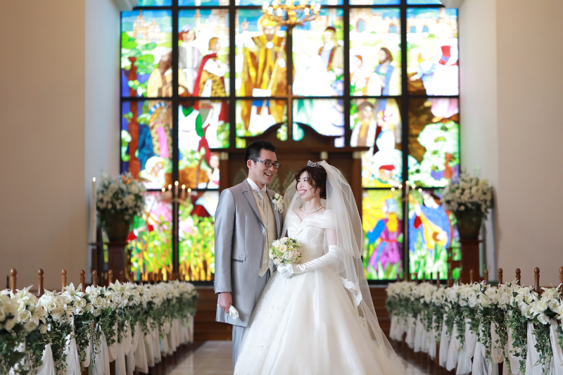 輝くステンドグラス&スマイル