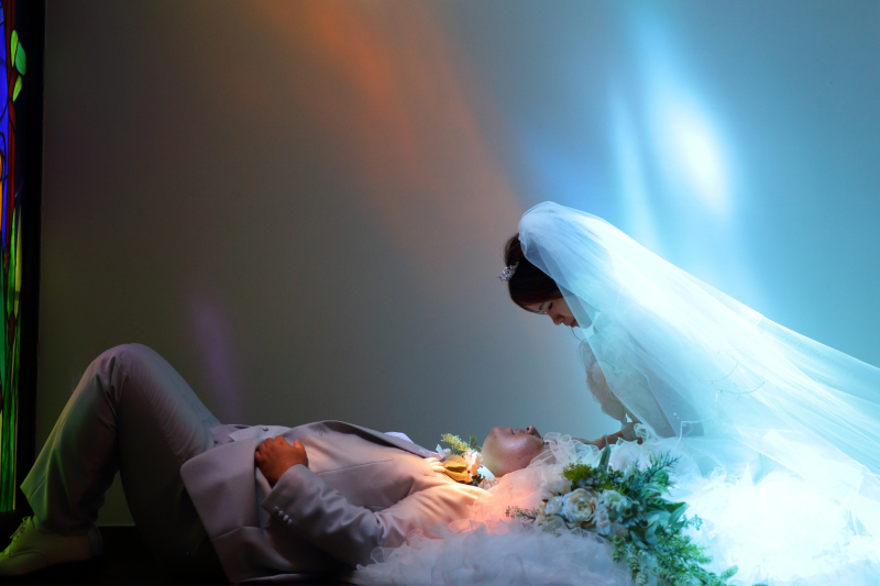 幻想的な光を浴びて・・・