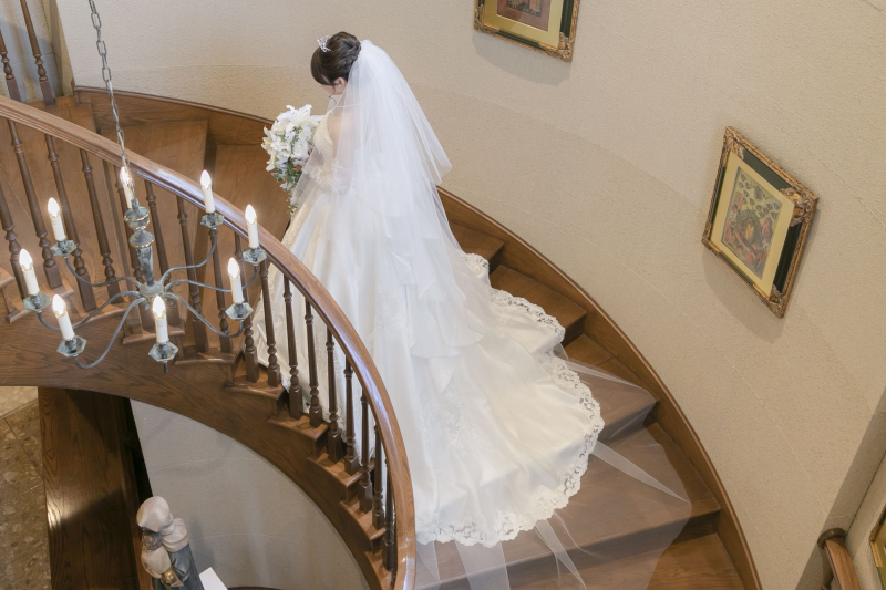 クラシカルな螺旋階段