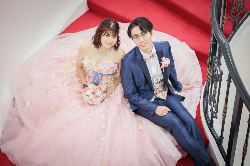 螺旋階段上から