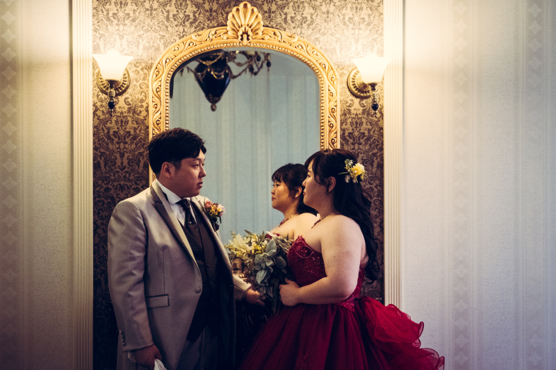 カラードレスへチェンジ