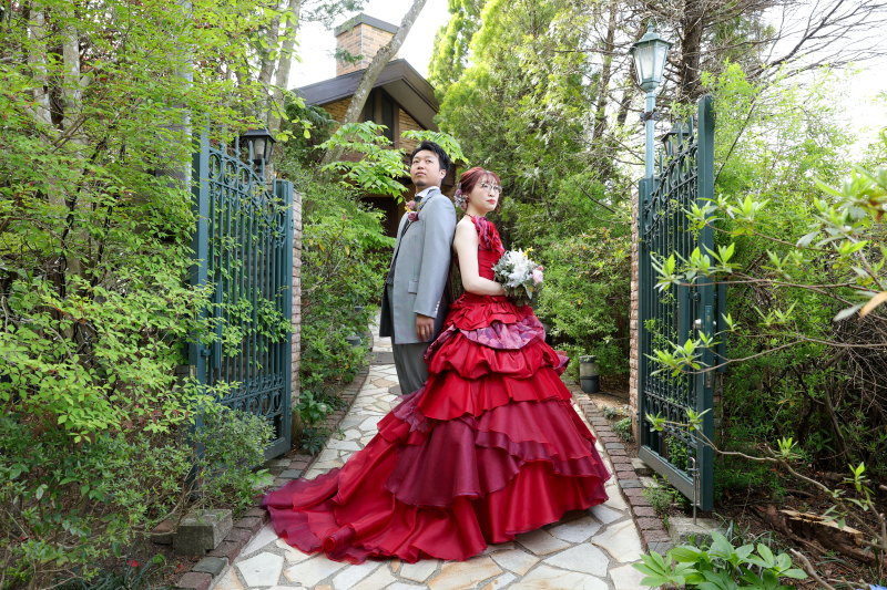 カラードレスへお色直し