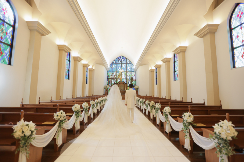 バージンロードで