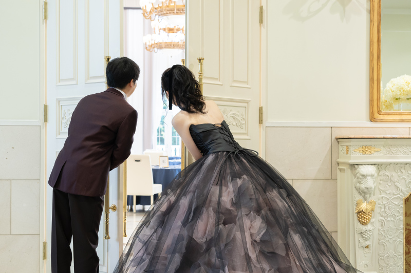 カラードレスへチェンジ