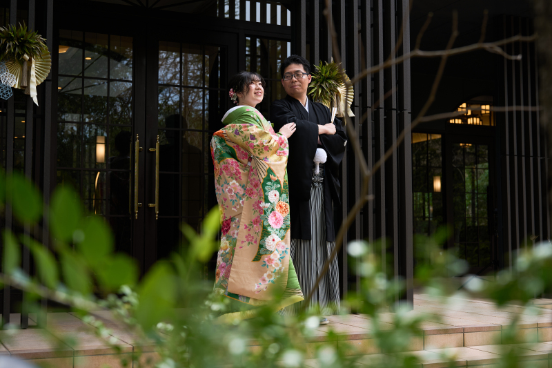 和装の撮影からスタート