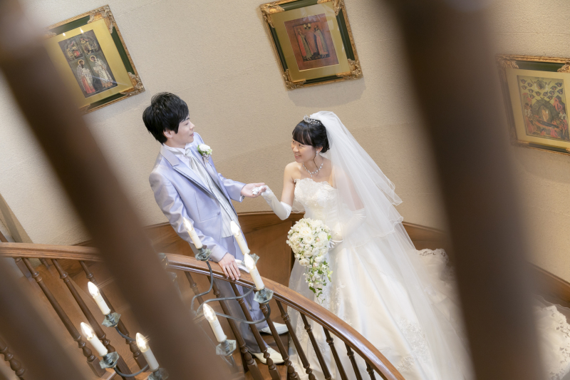 クラシカルな螺旋階段