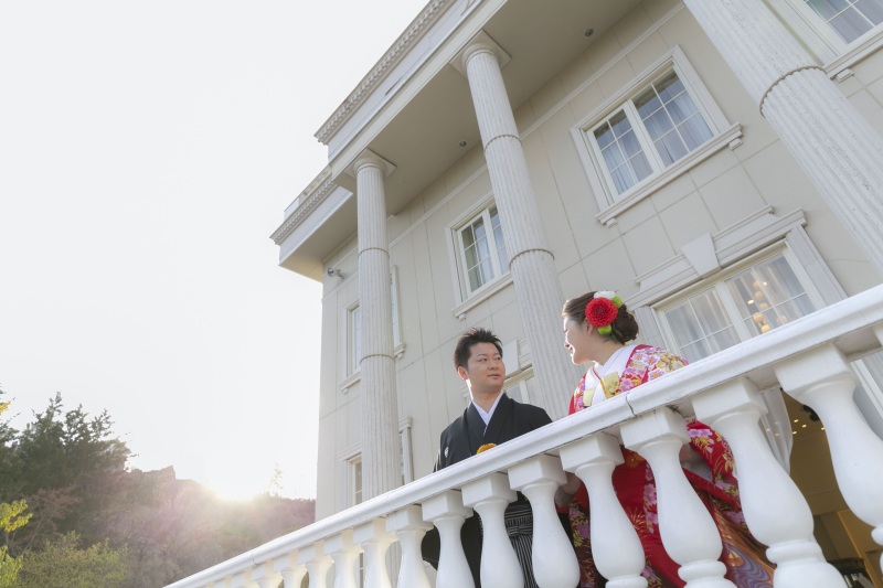 白亜の宮殿のよう