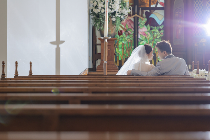 クラシカルな教会で