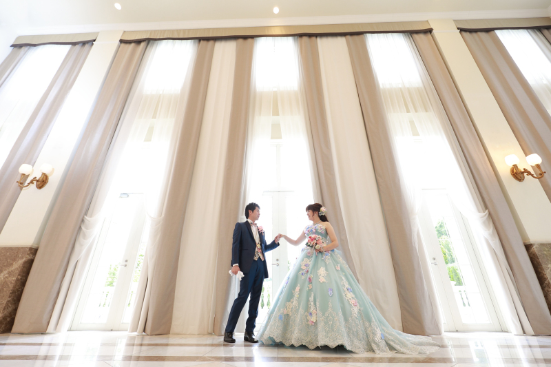 自然光が鮮やかに