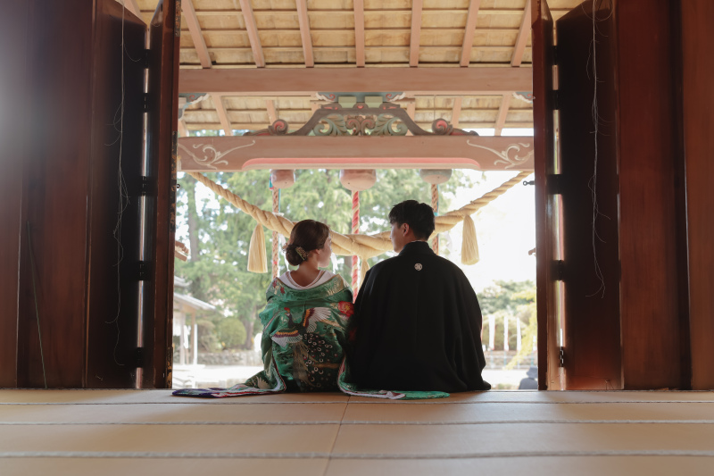 仙台ゆりが丘マリアージュアンヴィラ_神社・寺院で撮影できる