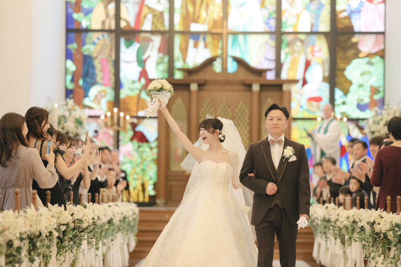 式場を知り尽くしたカメラマンがばっちり撮影