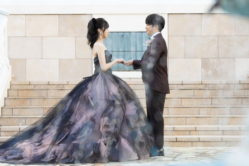 フェア参加者には実際のドレスの見学付き