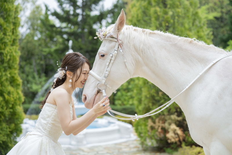 仙台ゆりが丘マリアージュアンヴィラ_ペットと一緒に撮影できる