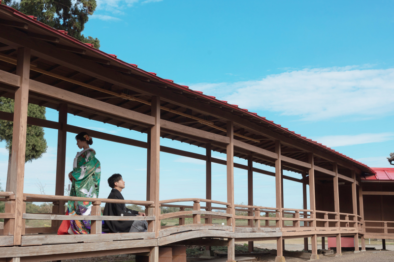 式場から5分の【熊野神社】でゆったりと