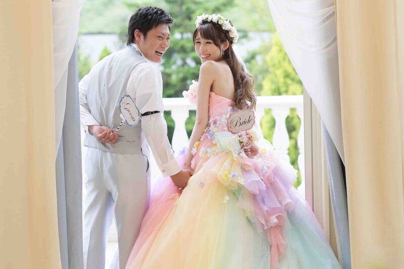 仙台ゆりが丘マリアージュアンヴィラ_カラードレスが豊富